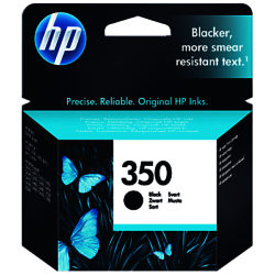 HP 350 Inkjet Cartridge, Black, CB335EE